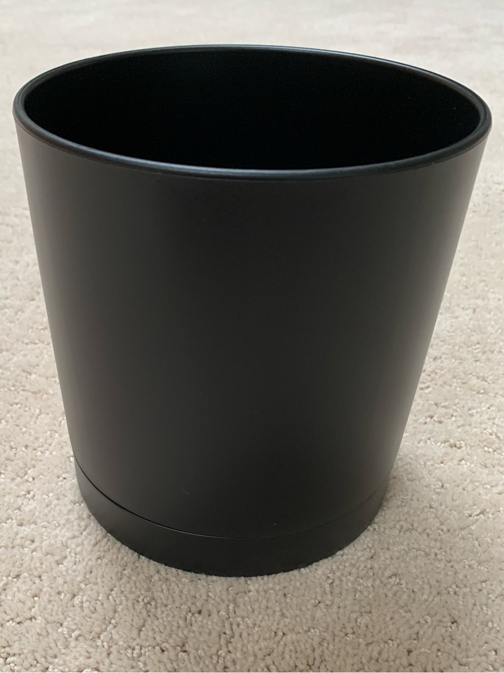 Black Modern Metal Planter Pot - Home Dining